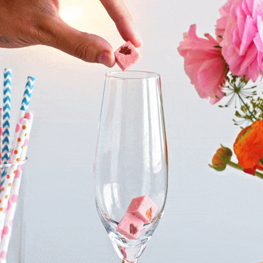 Minute Mimosa Sugar Cube Trio