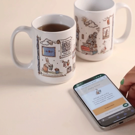 Trivia Every Day Interactive QR Mug