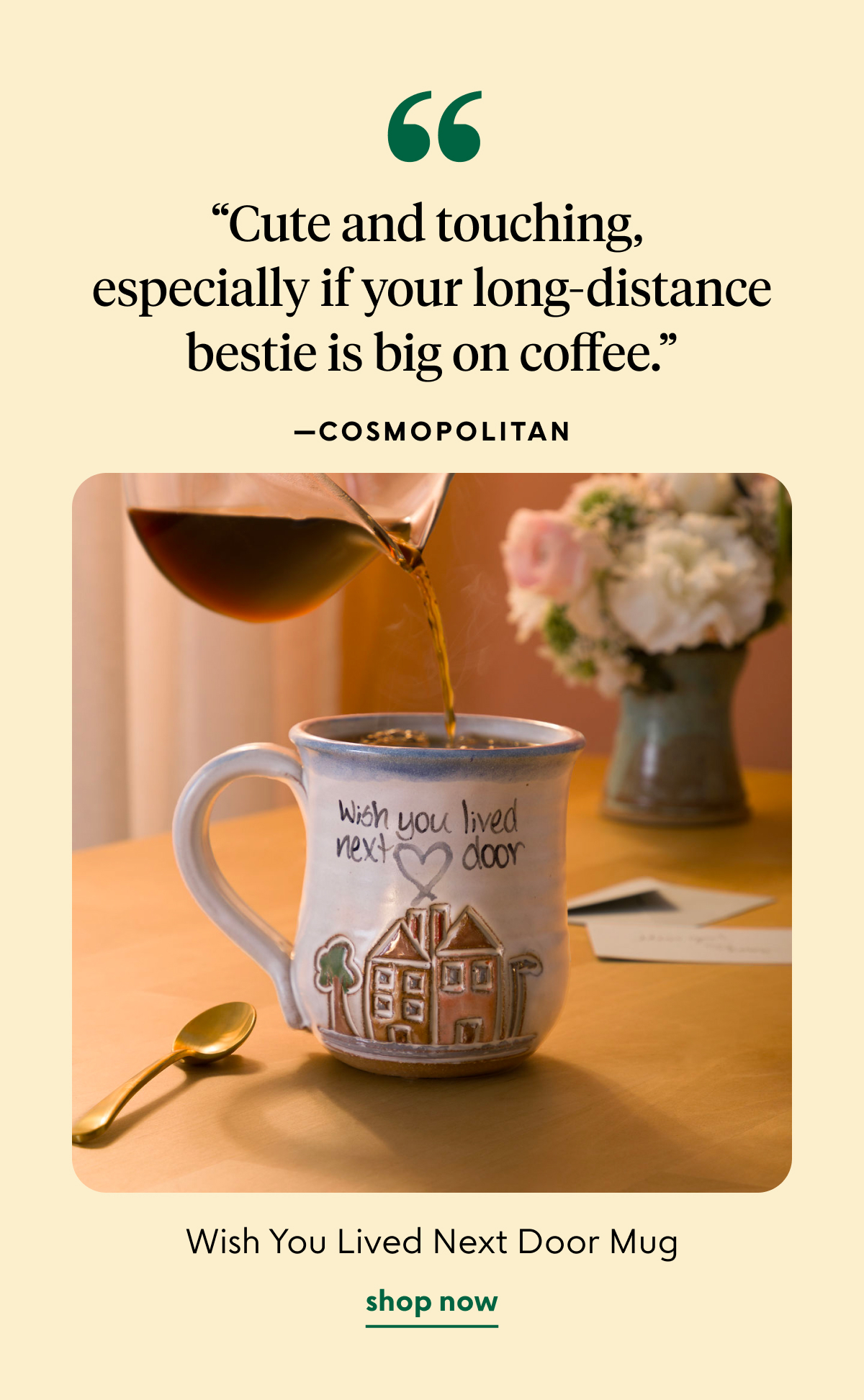 Wish You Lived Next Door Mug