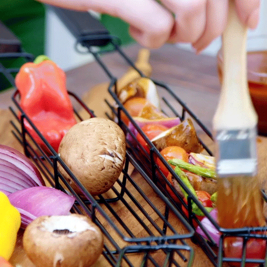 Kabob Grilling Baskets - Set of 4