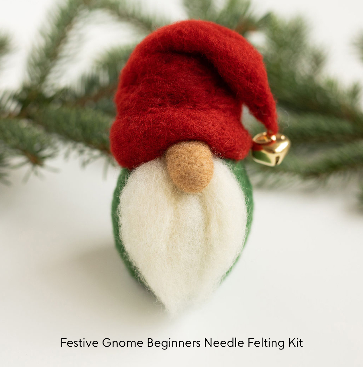 Festive Gnome Beginners Needle Felting Kit