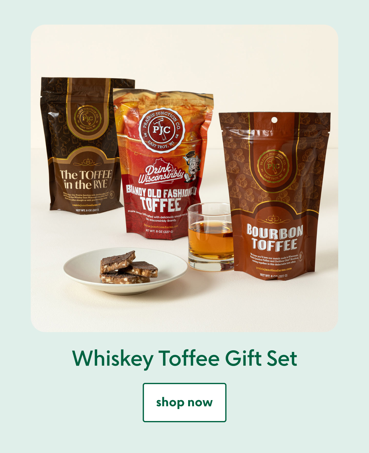 Whiskey Toffee Gift Set