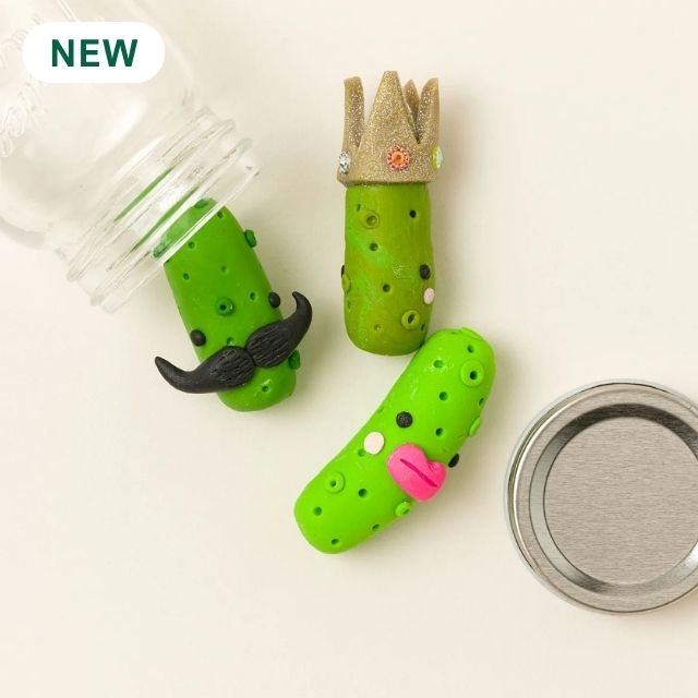 Sculpt Your Own Desktop Pickle Pals
