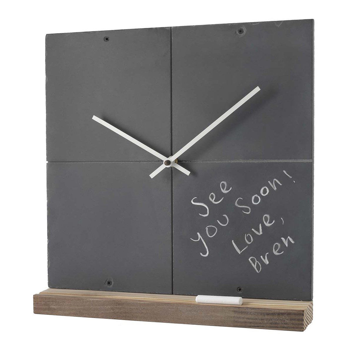 Reclaimed Slate Clock Chalkboard Clocks, Recycled Blackboard
