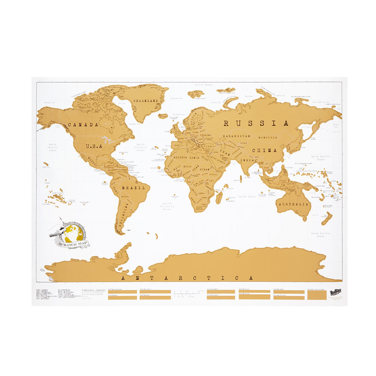 Scratch Map - Standard