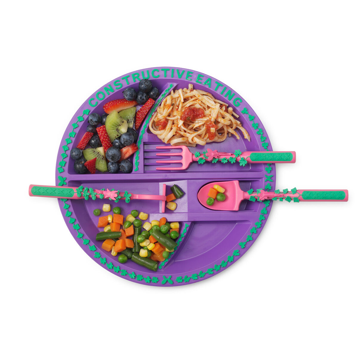 Fairy Garden Plate & Utensils - Garden Utensils and Plate Combo