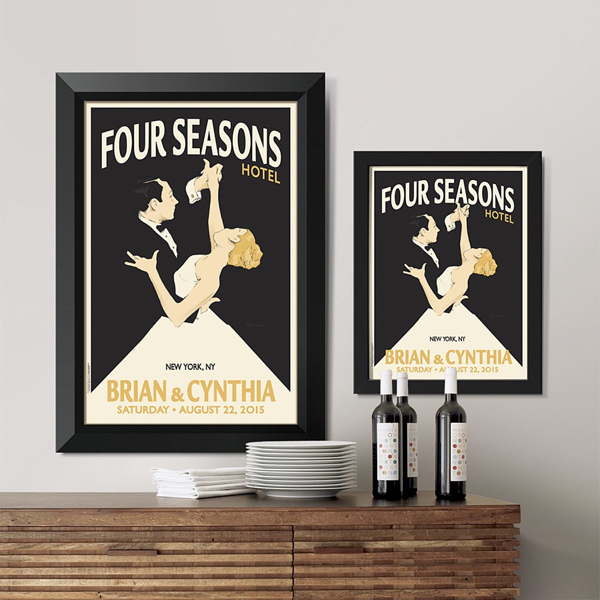 Wedding Waltz Personalized Art
