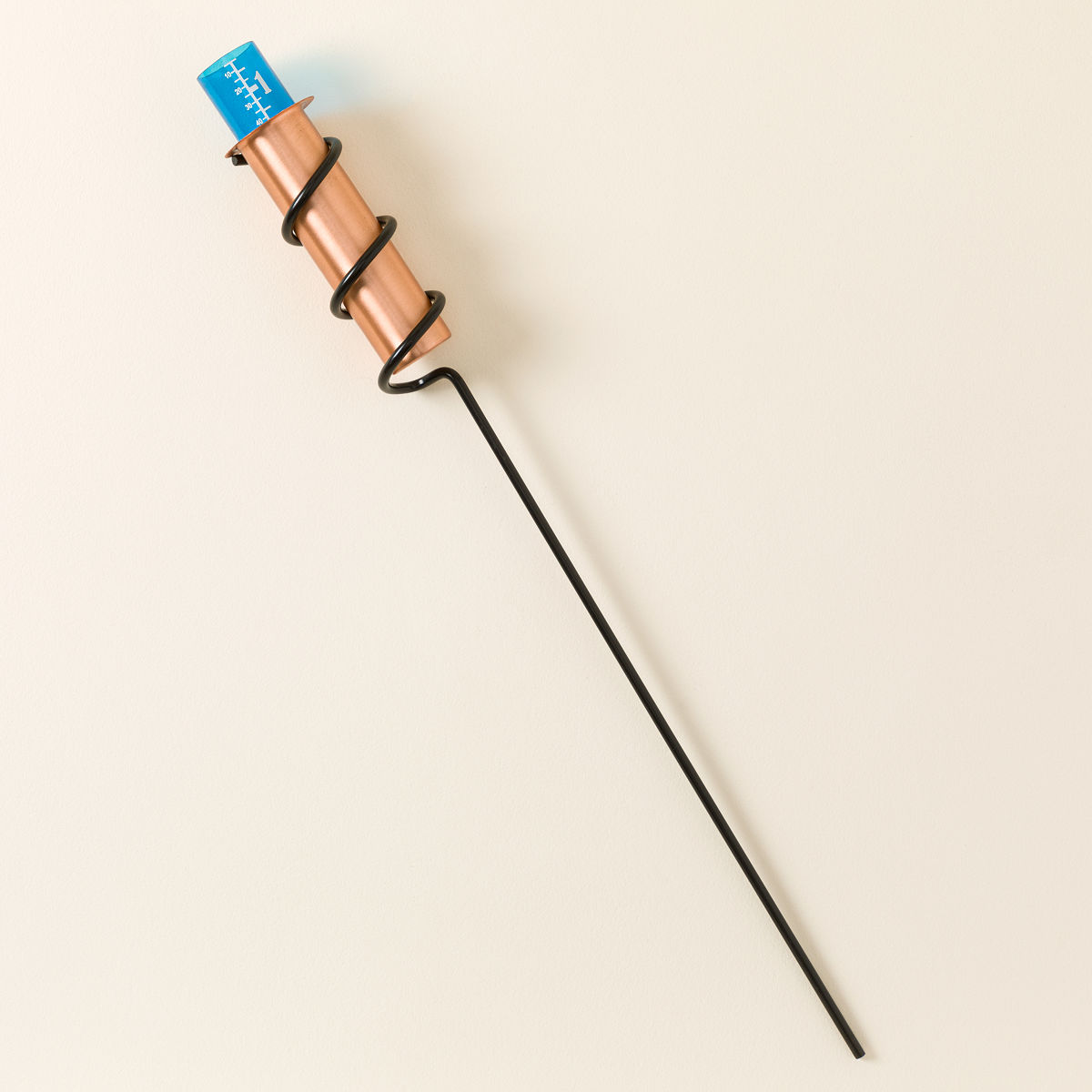 Copper Rain Gauge - Garden Stake Copper Rain Gauge