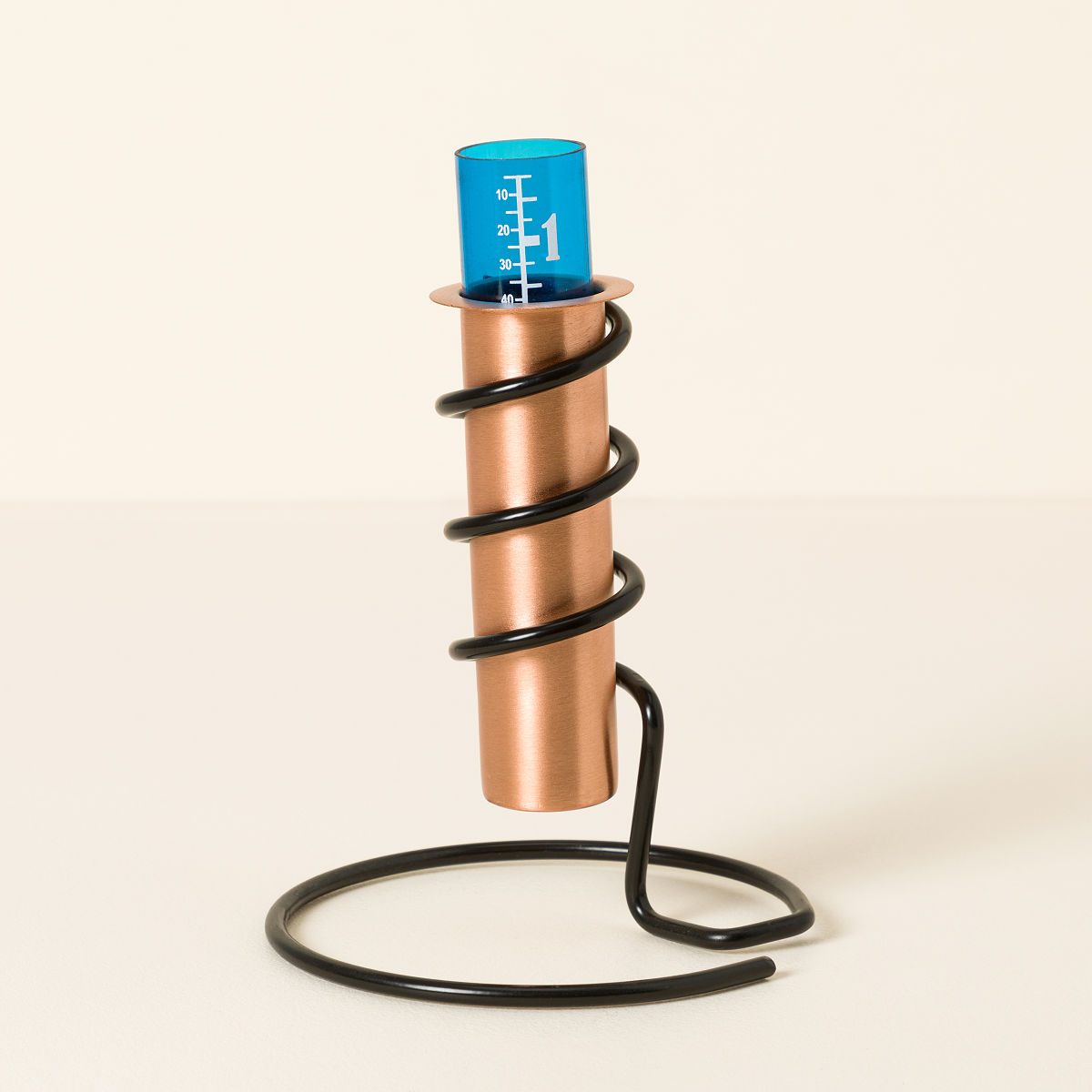Copper Rain Gauge - Tabletop Copper Rain Gauge