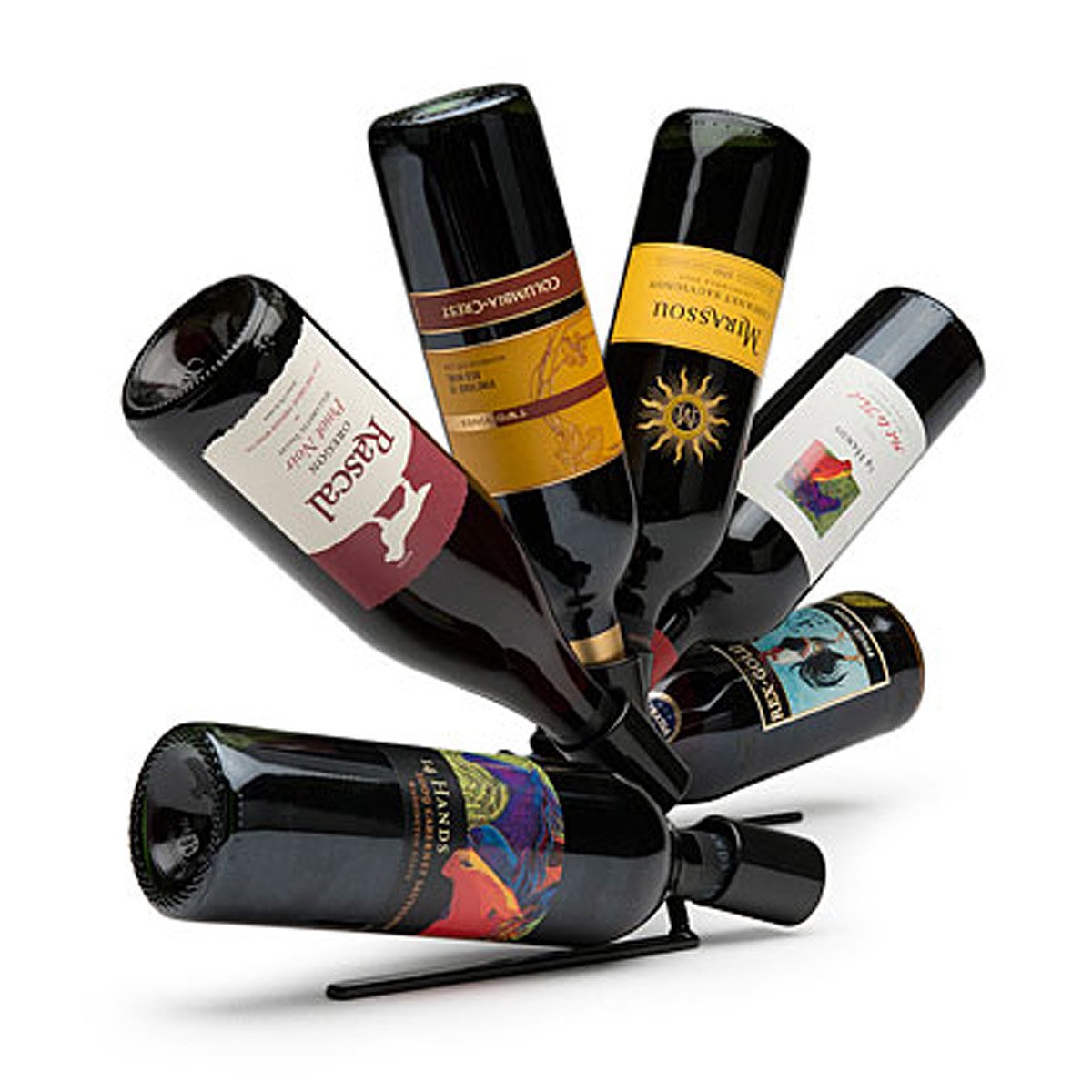 6 Bottle Wine Rack bottle holder, wine, wine racks Goods