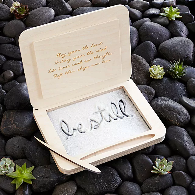 Uncommon Goods | Meditation Box | relaxation, meditate, stylus