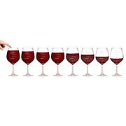 Major Scale Musical Wine Glasses - Party Set