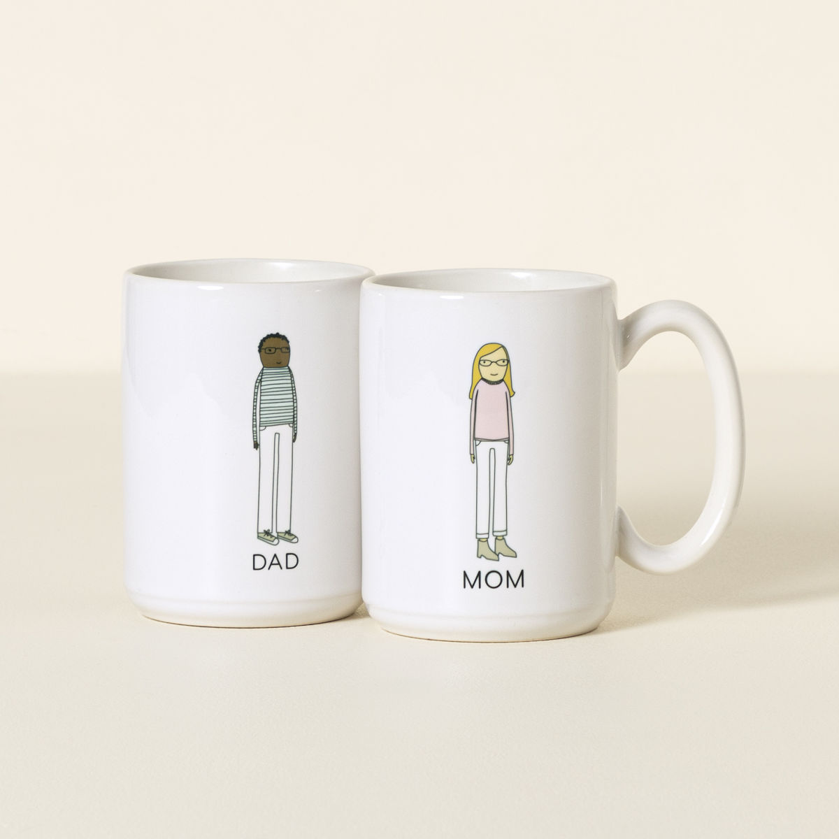 Personalized Family Mugs - 2 mugs