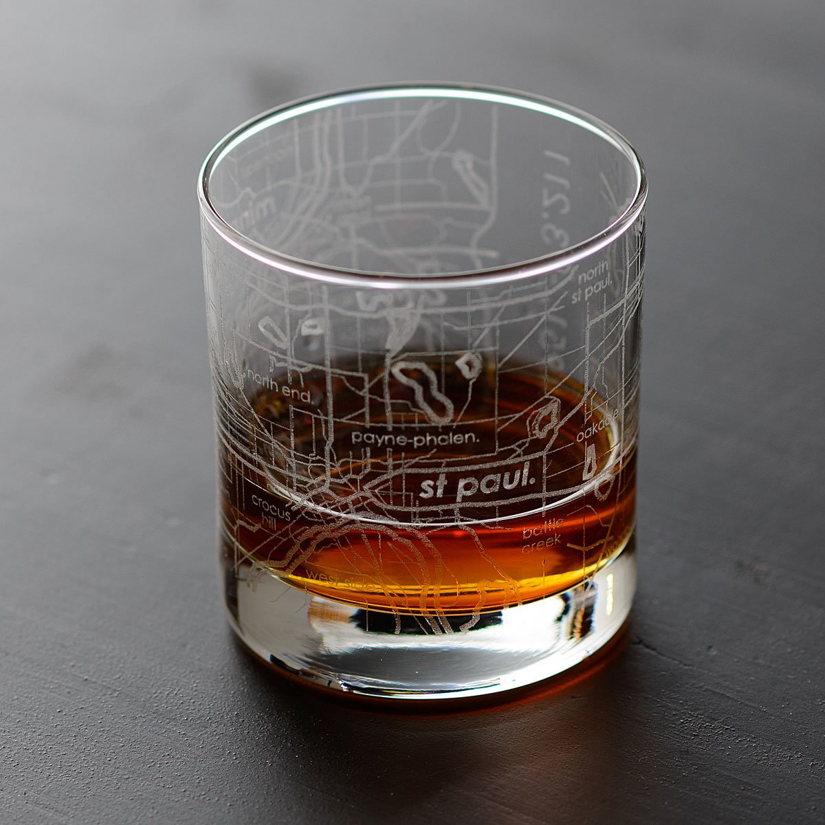 Urban Map Glass - Minneapolis-St. Paul