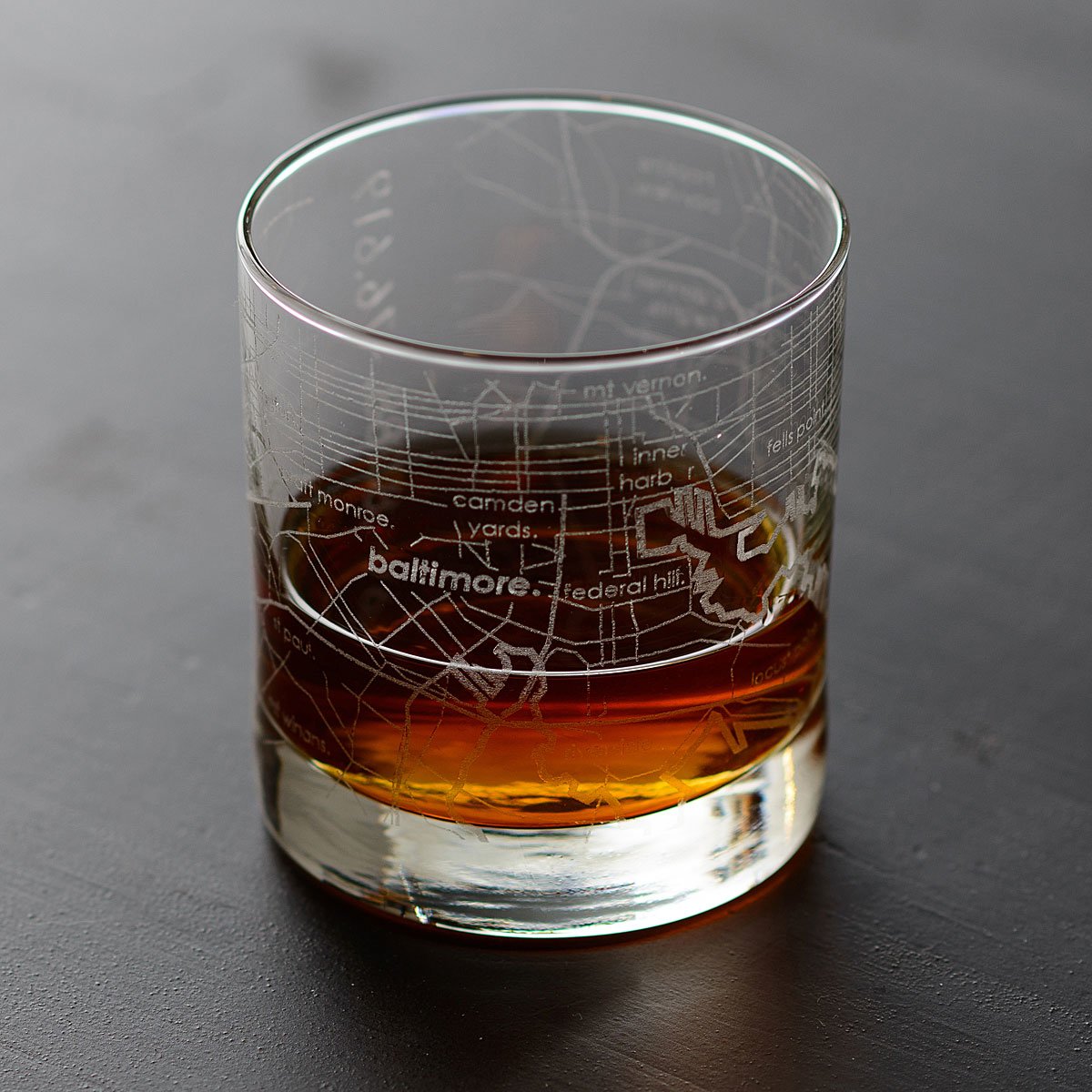 Urban Map Glass - Baltimore