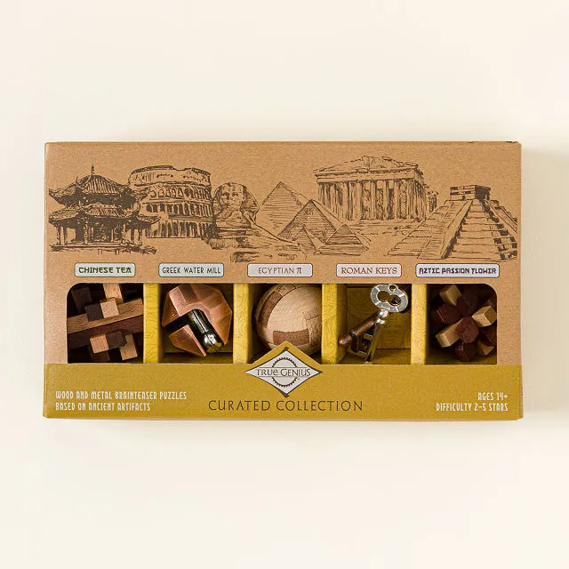 Goods Around the World Brainteasers Set of 5 Wooden