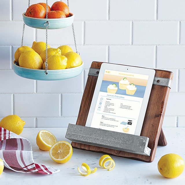 Reclaimed Wood Cookbook Stand cookbook holder Goods