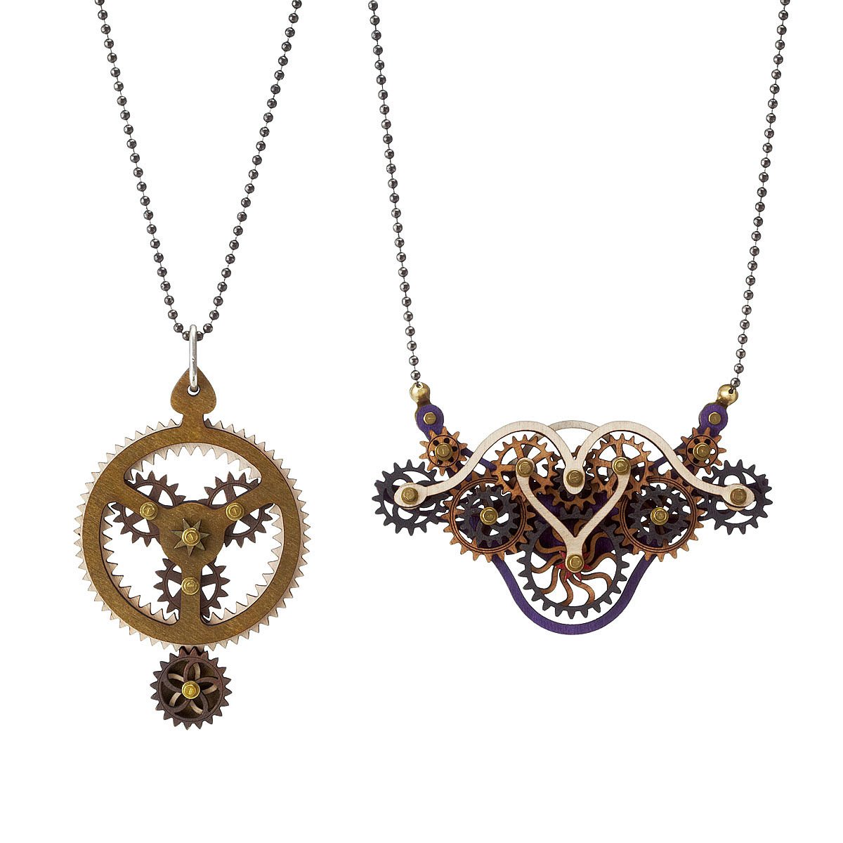 Gear Pendants Steampunk Gear Necklace Goods