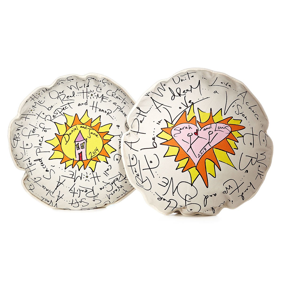 Personalized Poem Pillow Folk Art Throw Pillows Goods