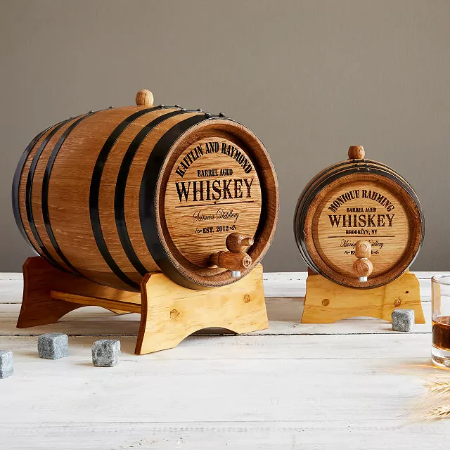 Personalized Bourbon Whiskey Barrel