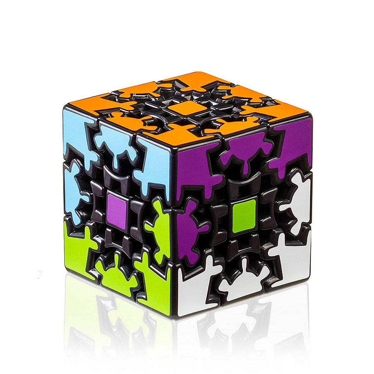 Meffert's Gear Cube brain teaser puzzle, desk accessory Goods