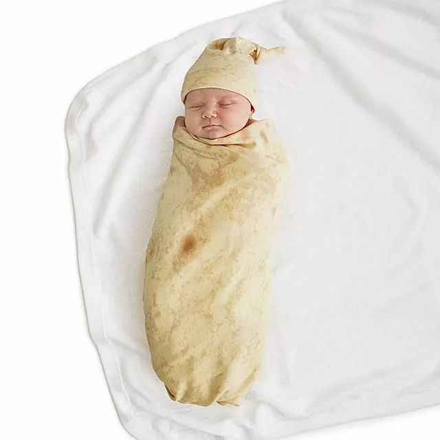 Burrito Baby Baby Tortilla Blanket Swaddle Uncommon Goods