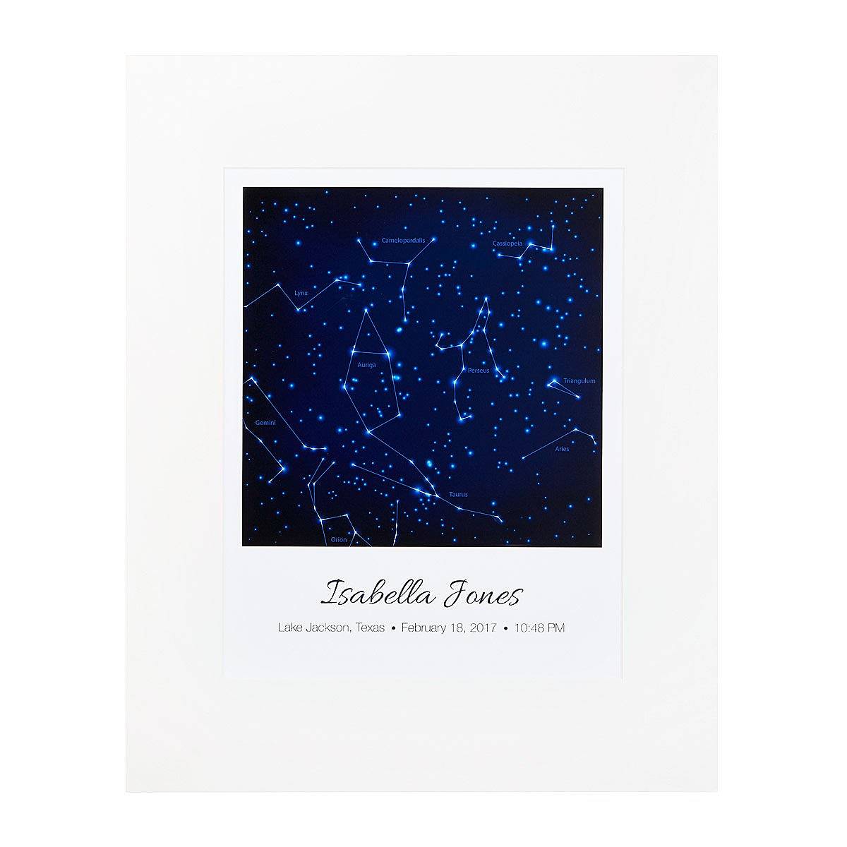 Personalized Constellation of Love - Unframed