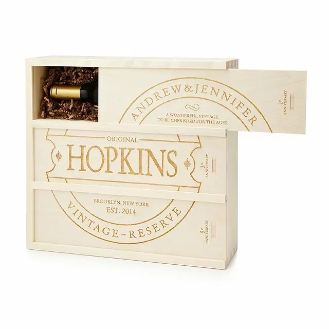 Anniversary Vintage Wine Box