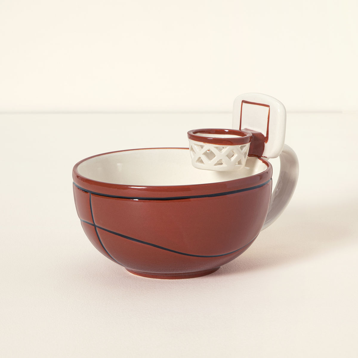 Playful Sports Mug - The Basketball Mug with a Hoop