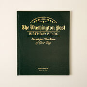 The Washington Post Custom Birthday Book