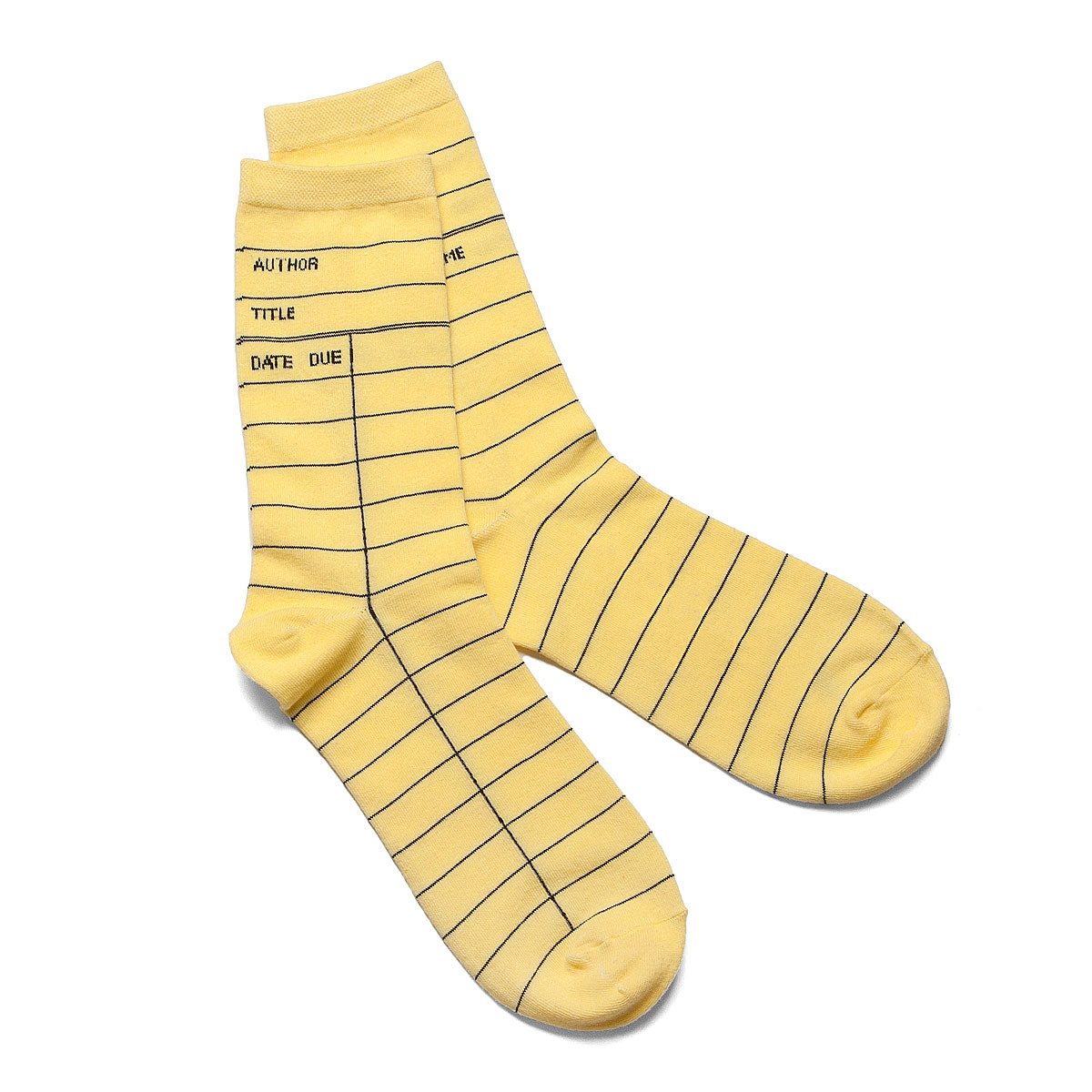 Library Card Socks - Small