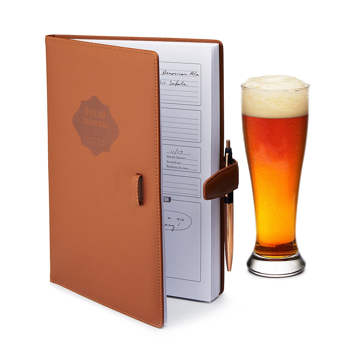 Home Brew Journal Beer Book Goods