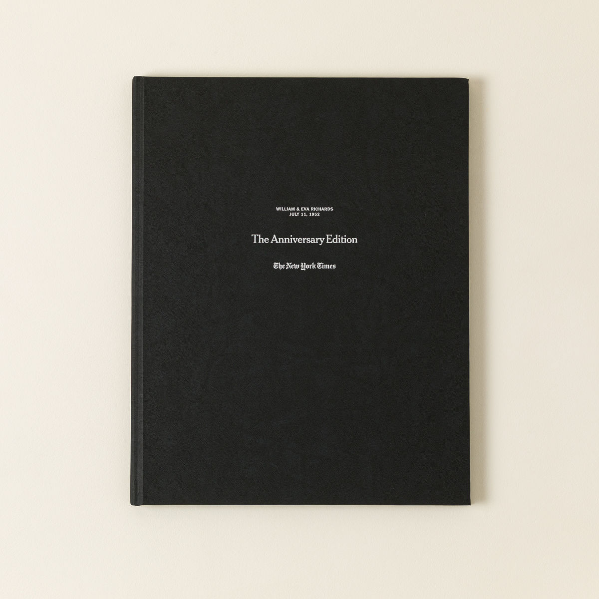 New York Times Premium Custom Anniversary Book - Premium Custom Anniversary Book