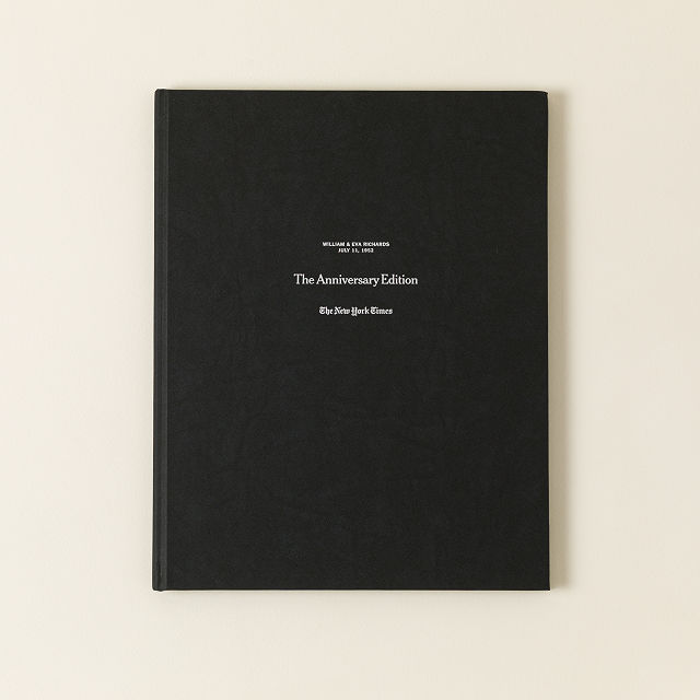 New York Times Premium Custom Anniversary Book