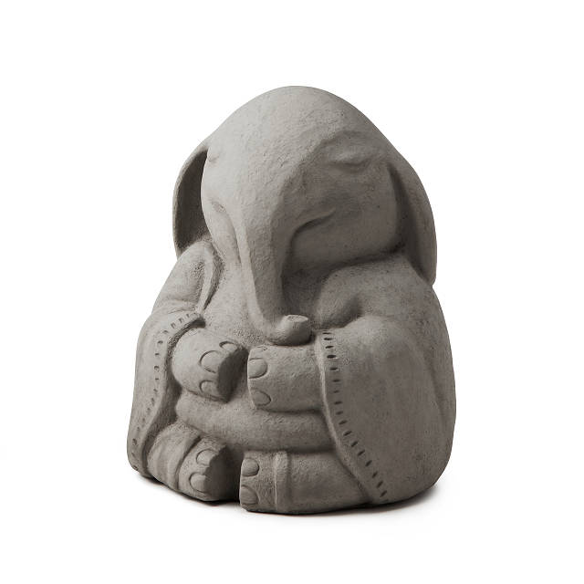 Zen Elephant Garden Sculpture zen garden, praying sculpture