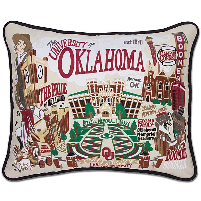 Goods Embroidered College Pillows college decor