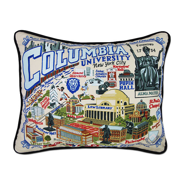Embroidered College Pillows