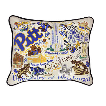 Embroidered College Pillows