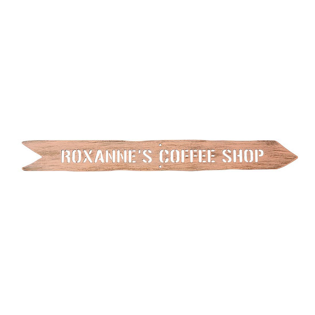 Personalized Directional Sign - Coral
