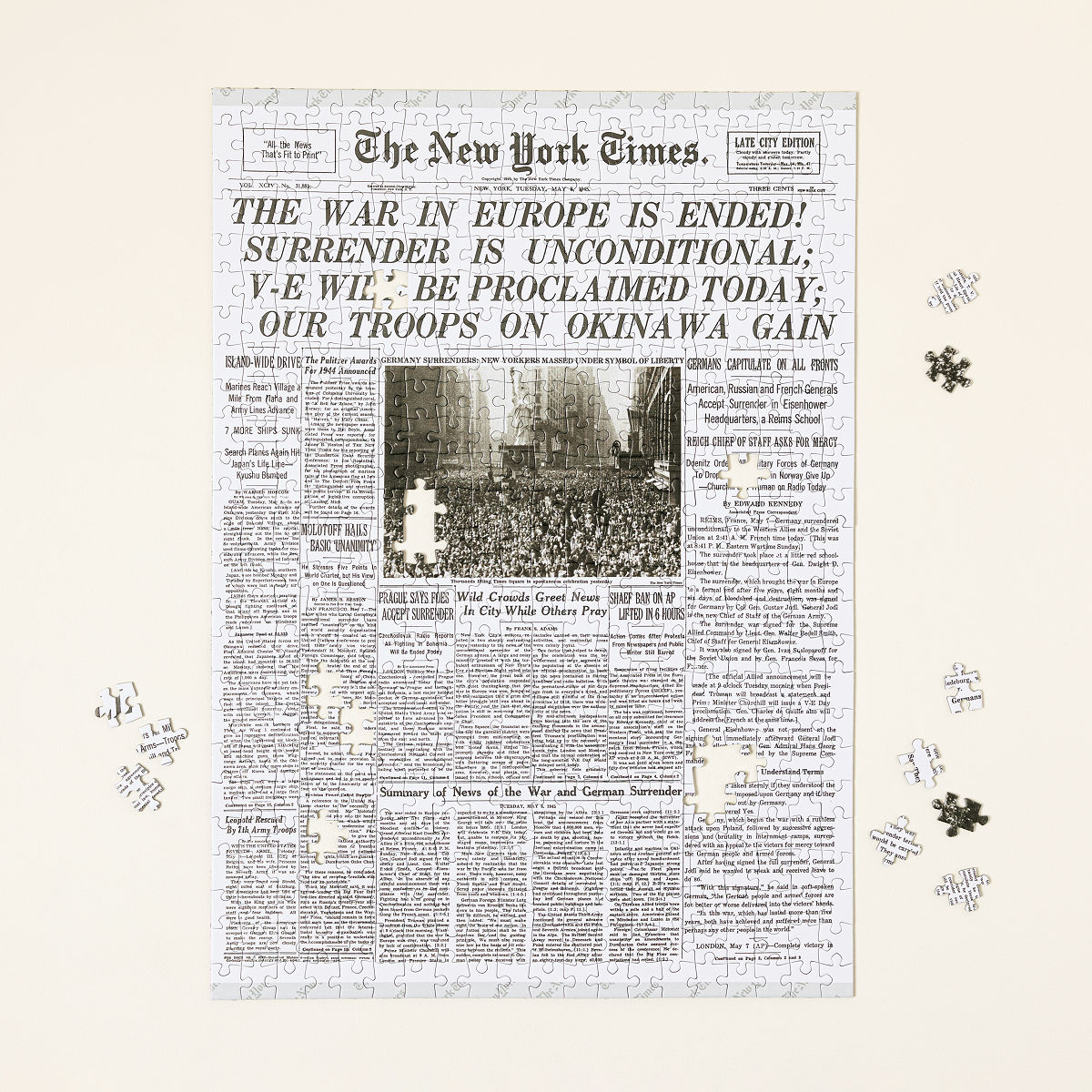 New York Times Custom Front Page Puzzle - 500 Pieces