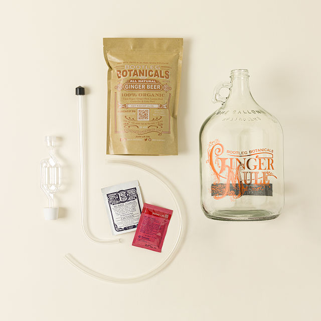 Ginger Beer Making Kit with Copper Mule Mugs moscow mule recipe Goods