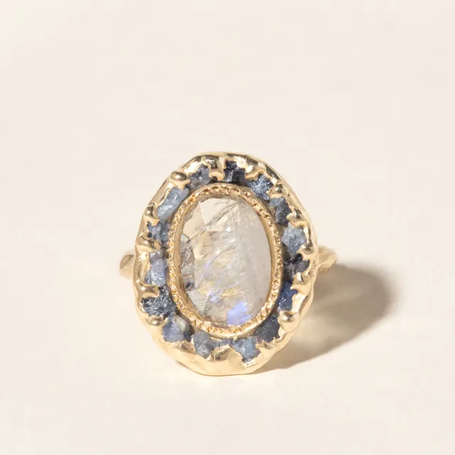 14k Gold Lunar Ring