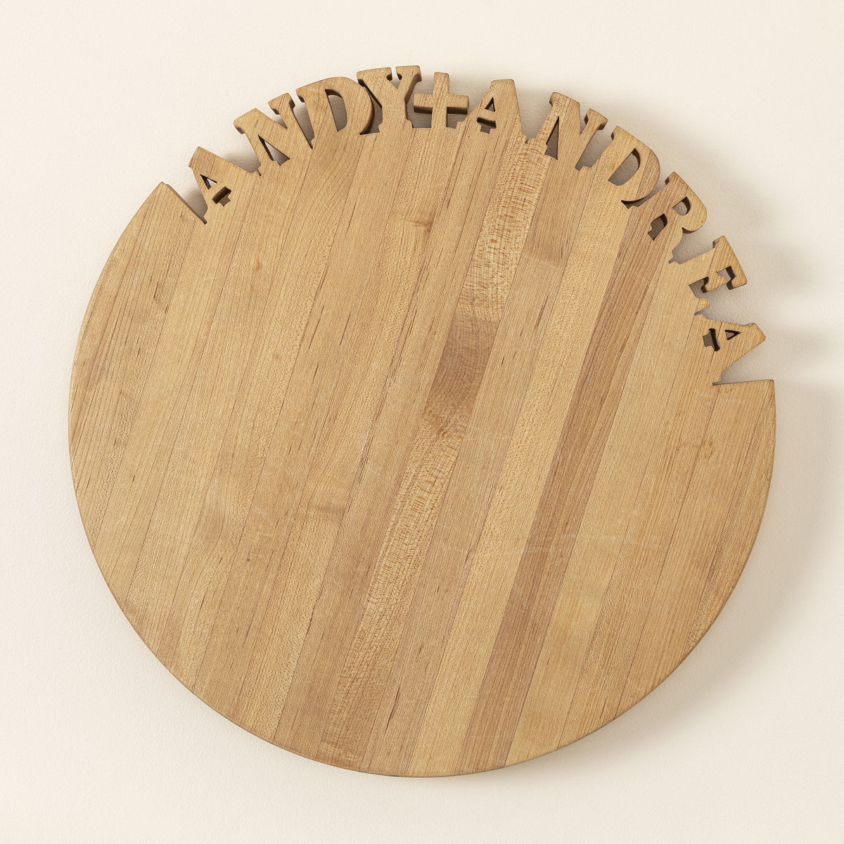 Custom Lettered Lazy Susan - Maple Lazy Susan