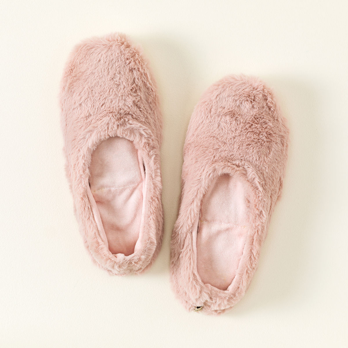 Ballerina Herbal Warming Slippers - Blush - LG - Womens size 9.5-10