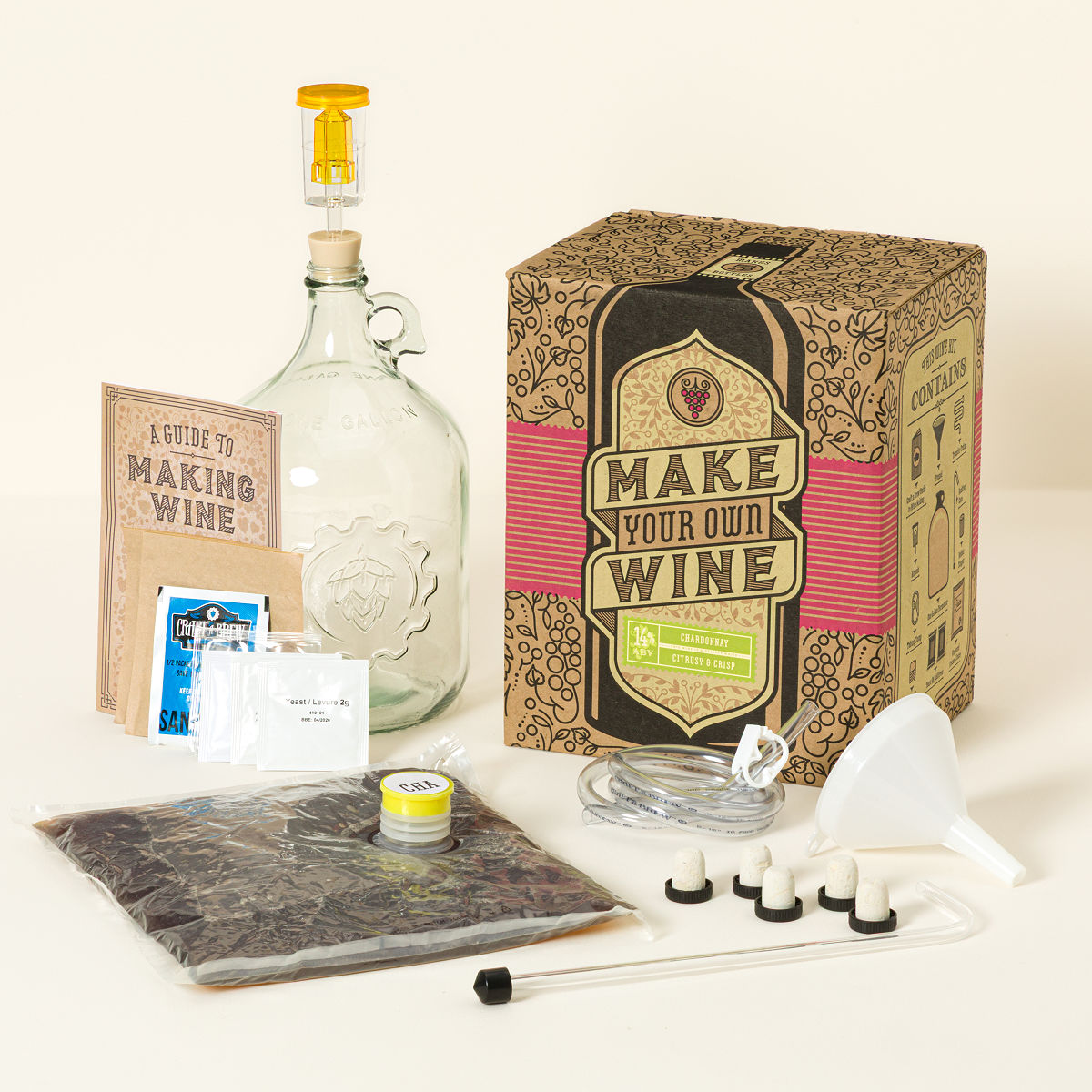 DIY Wine Making Kit - Chardonnay Wine Kit