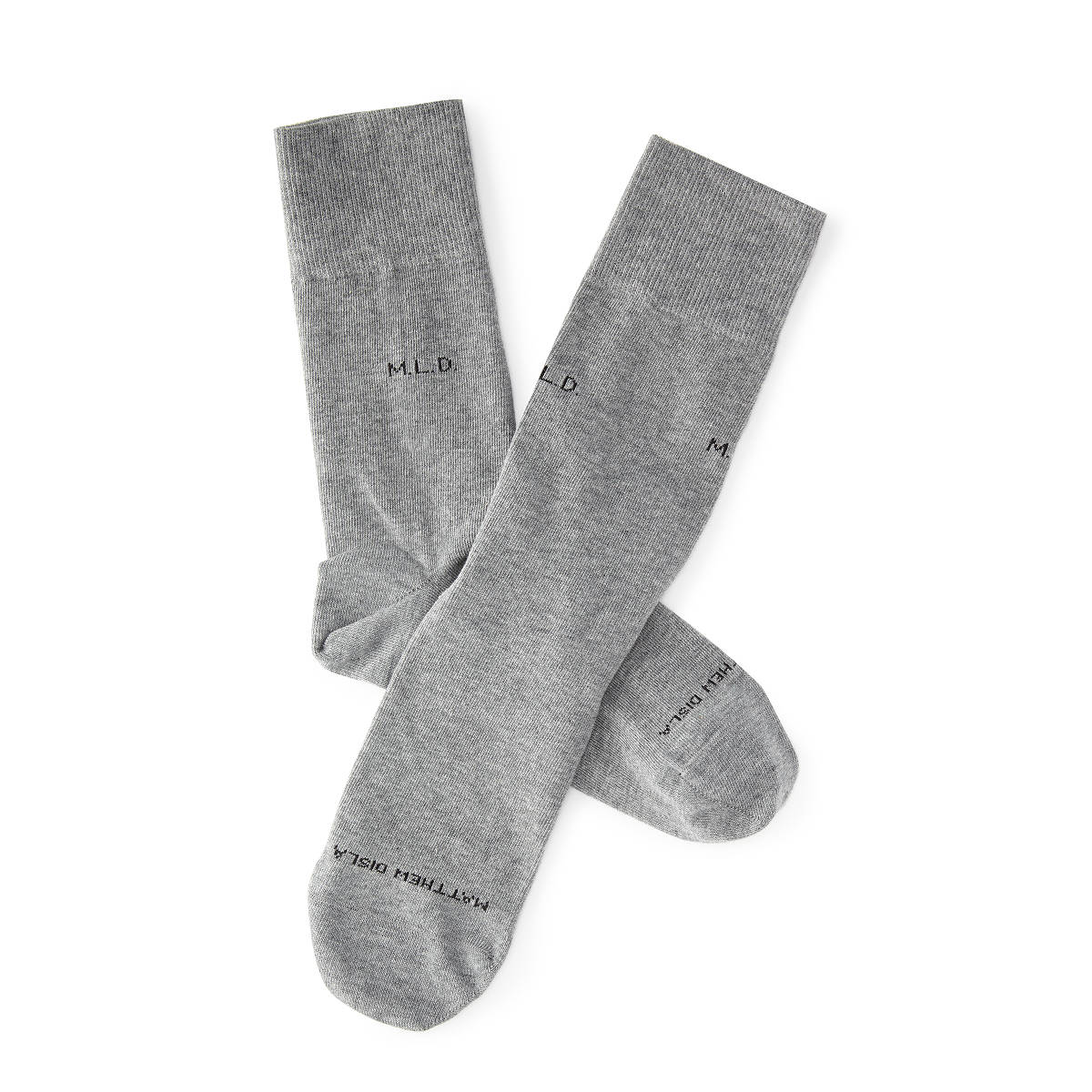 Personalized Socks - Set of 5 Pairs - Grey