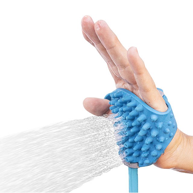 dog bath glove