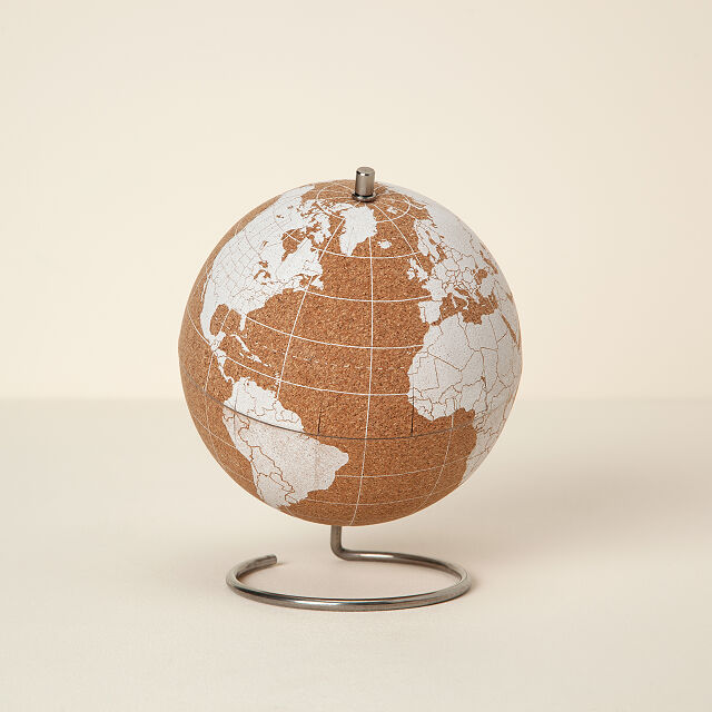 World Traveler's Cork Globe