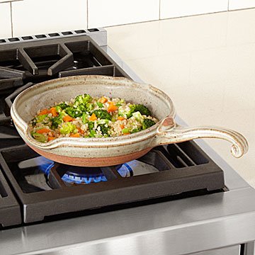 Artisan Ceramic Stovetop Skillet