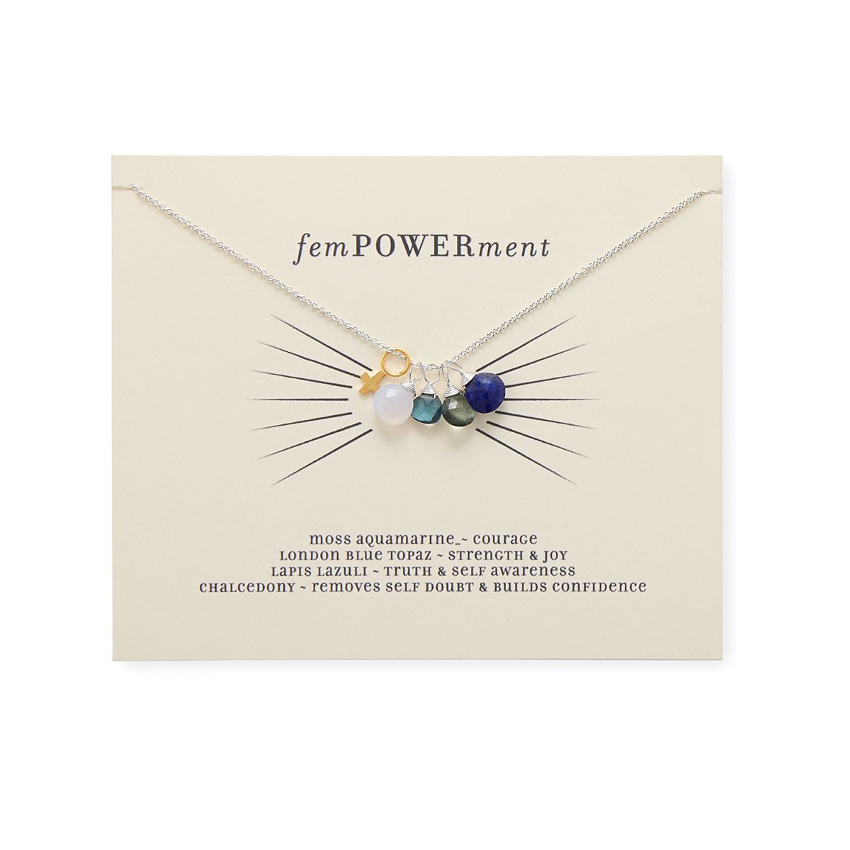 femPOWERment Necklace Female Empowerment Jewelry; Gifts for Women